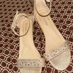 Girls' Cream Dress Pageant Evening & Party Shoes Youth size 2
